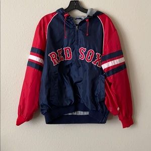 Vintage Red Sox pull over hoodie